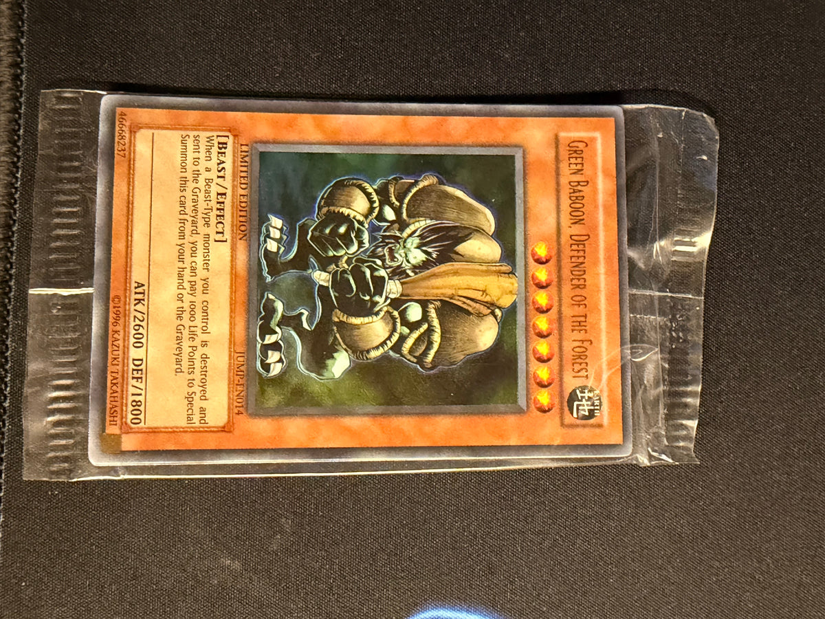 Green Baboon, Defender of the Forest JUMP-EN014 - Sealed Shonen Jump Promo Pack