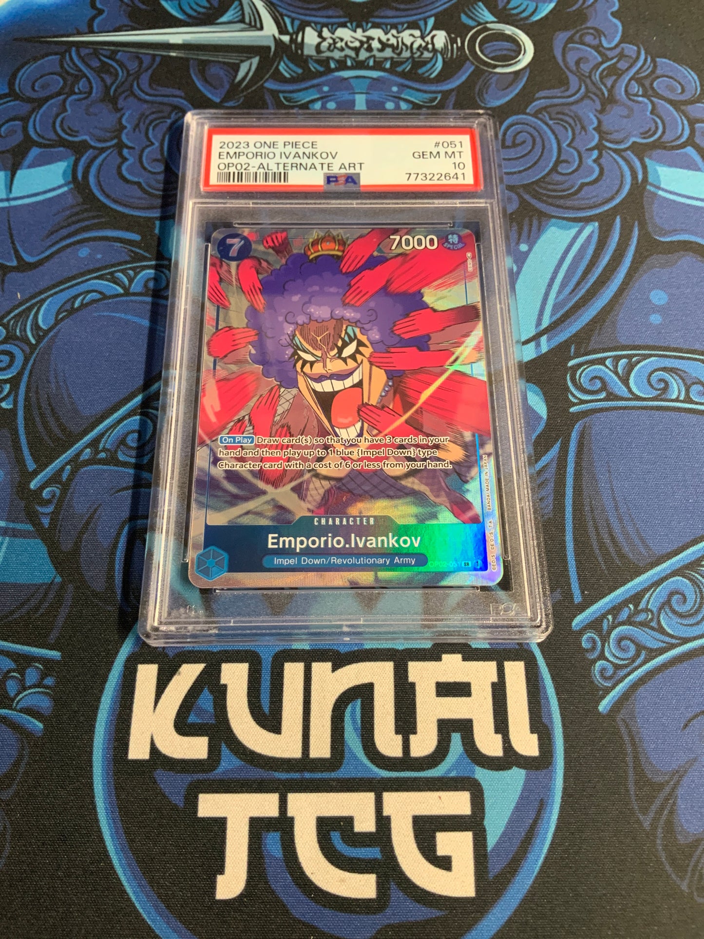 Emporio.Ivankov OP02-051 Alternate Art PSA 10