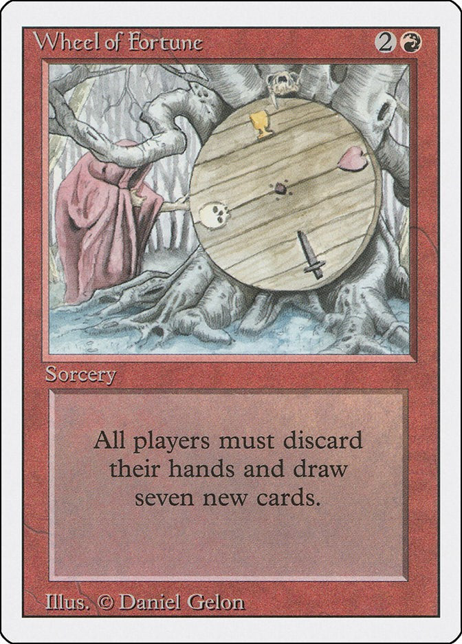 Wheel of Fortune　3ED　英語１枚　MTG Wheel of Fortune [3ED - 185] – KunaiGames