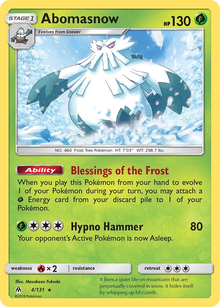 pokemon abomasnow card [SM06 The item may be Card Price Check before Themes:The Fantastic Four 116
