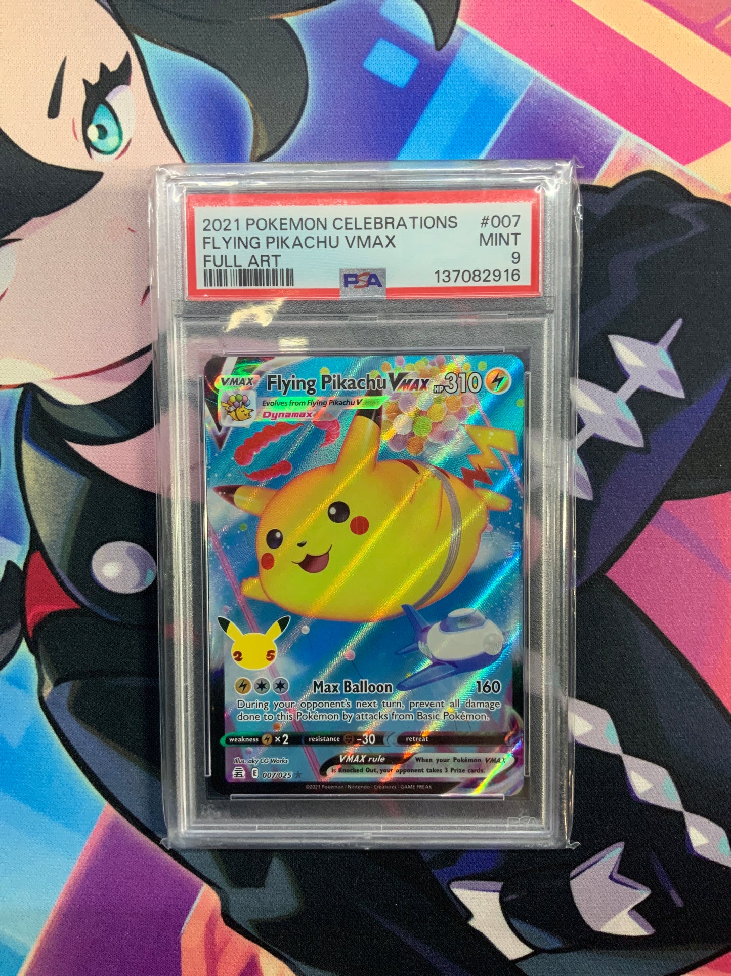 Flying Pikachu VMAX - 2021 Celebrations - 007 - PSA 9