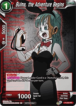 Dragon Ball Super Card Game P-233 PR ブルマ Bulma, the Adventure Begins [PR - P-233] – KunaiGames