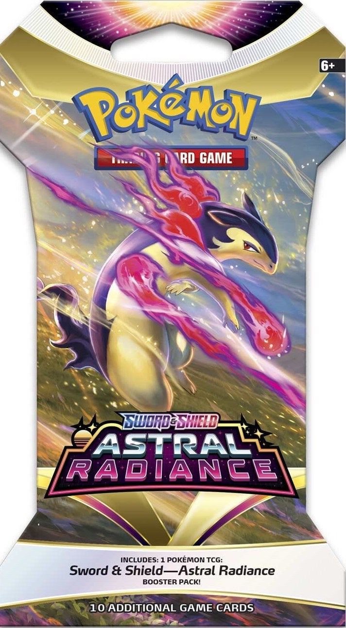 sword & shield astral radiance booster box Sleeved Pack [SWSH10 Pick Your NM Condition Card:Vaporeon ex #23 Stamped T-Chinese with Radiant Greninja leading Pokémon TCG Lost Origin