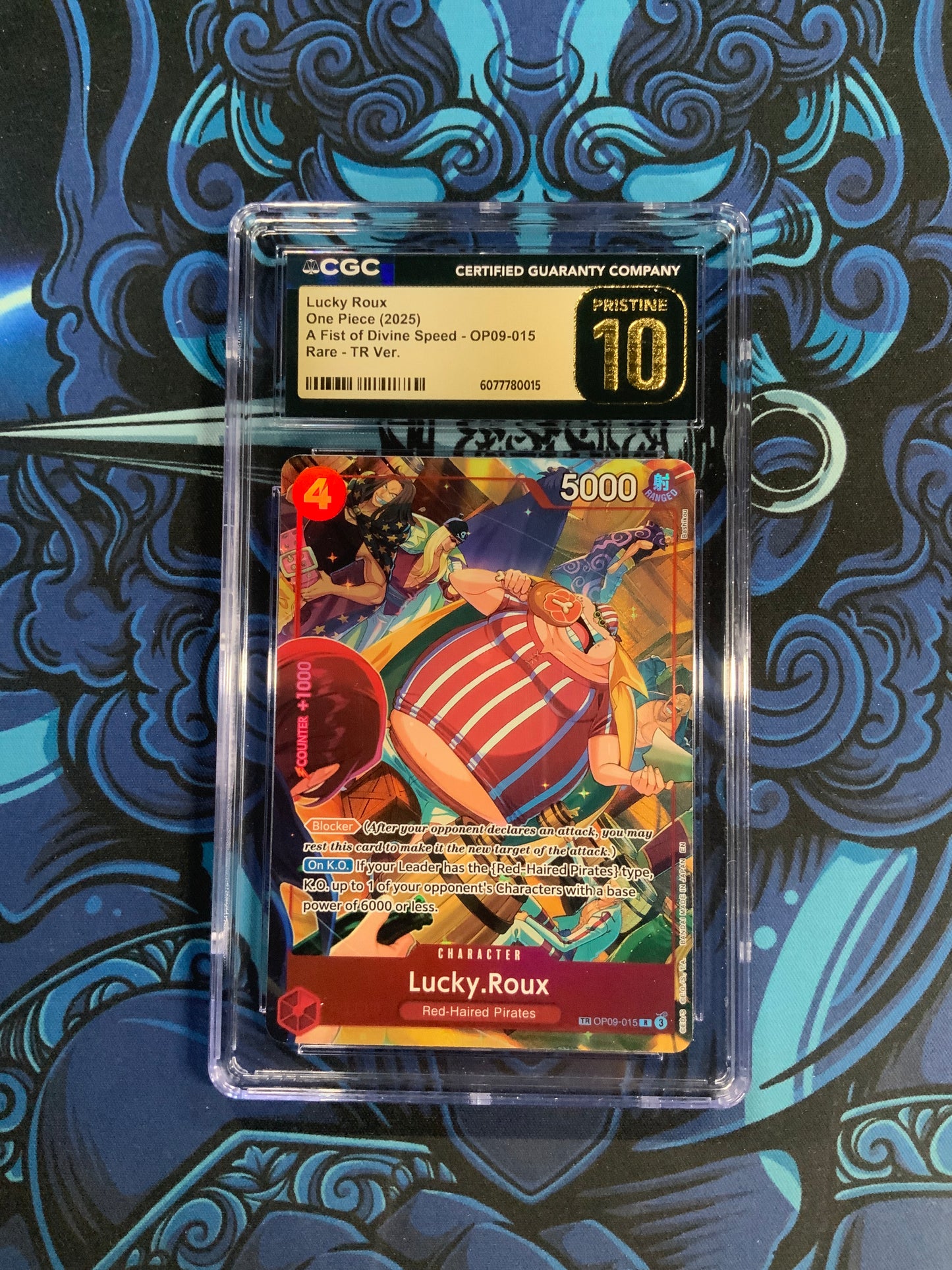 Lucky Roux OP11 Treasure Rare - OP09-015 CGC PRISTINE 10