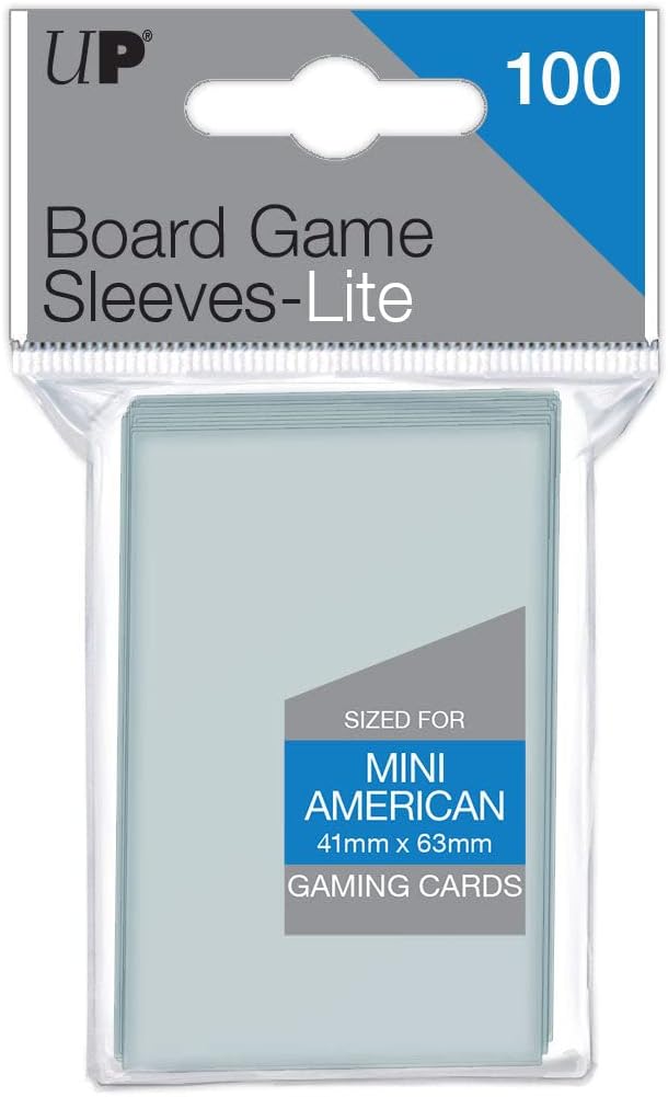 Ultra Pro - Lite Mini American Board Game Sleeves 41mm x 63mm (100ct)