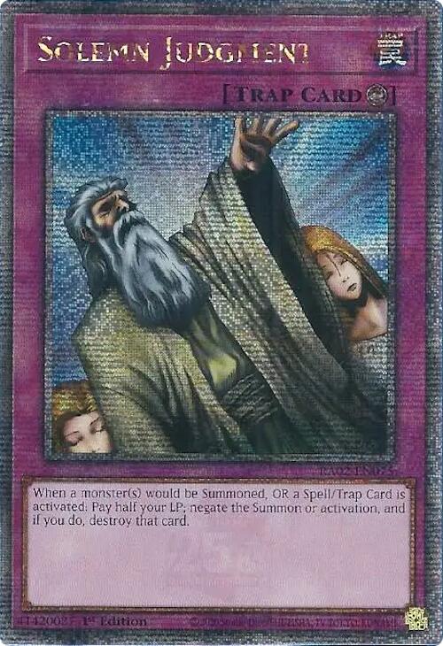 Solemn Judgment (Quarter Century Secret Rare) [RA02