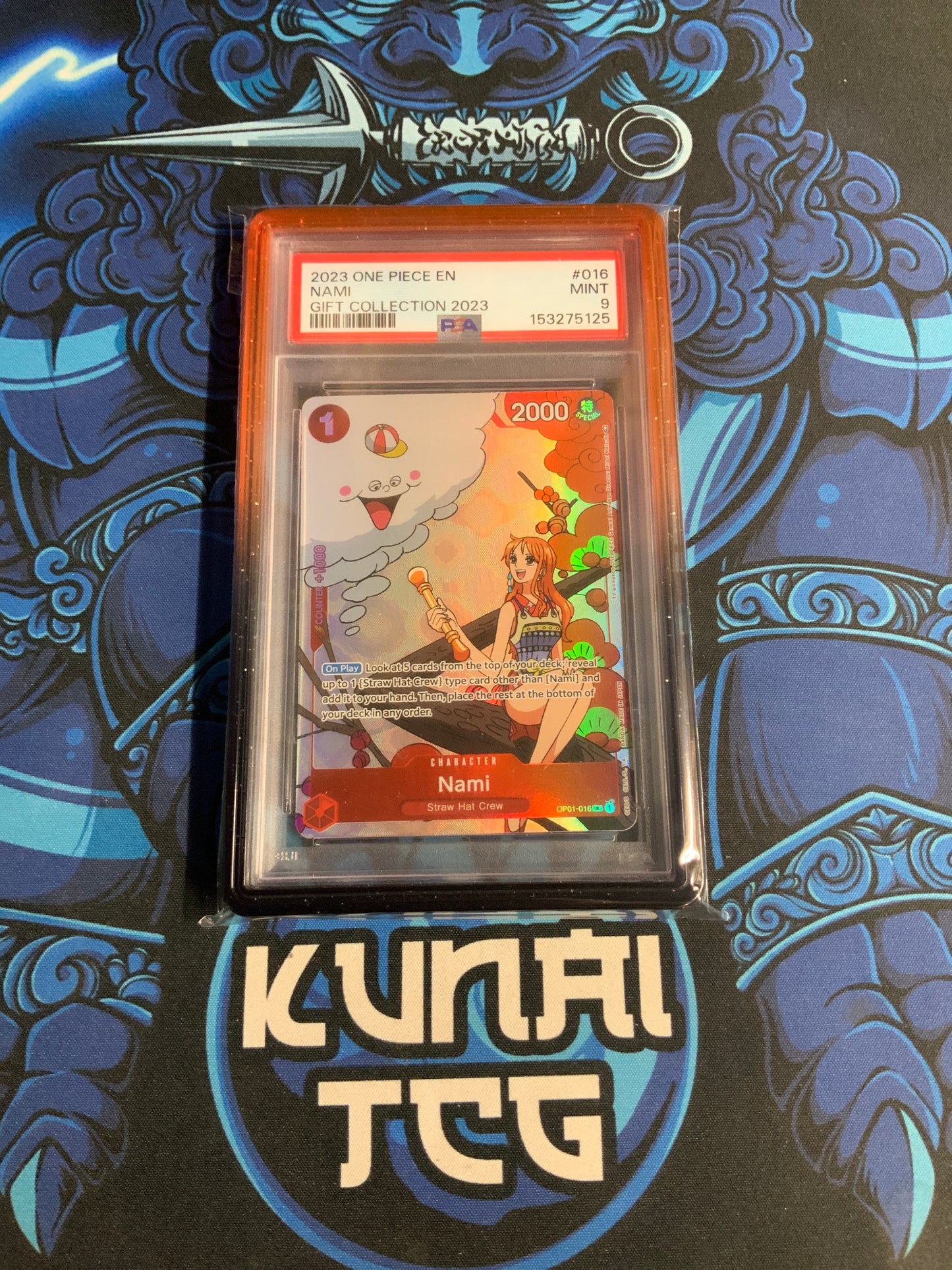 Nami Gift Collection OP01-016 PSA 9