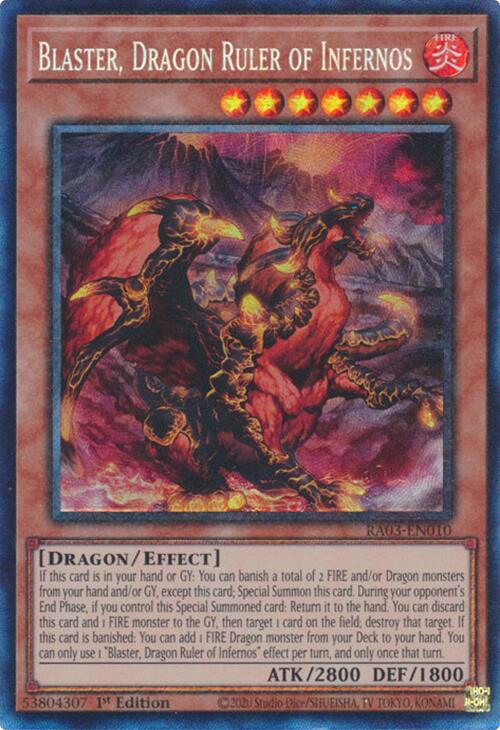 Blaster, Dragon Ruler of Infernos (PCR)