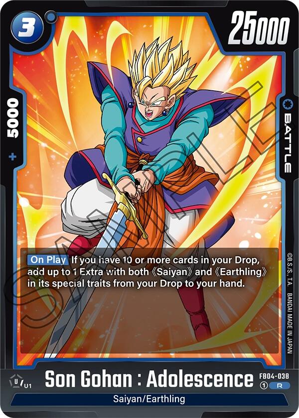 Son Gohan : Adolescence - FB04-038