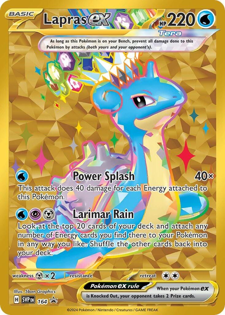 shiny lapras pokemon card ex - 164 [SVP Card:#42 - Golbat (LP) inv [Water][Water][Water][Colorless] Ocean Loop 210 Darksteel Plate • Commander: