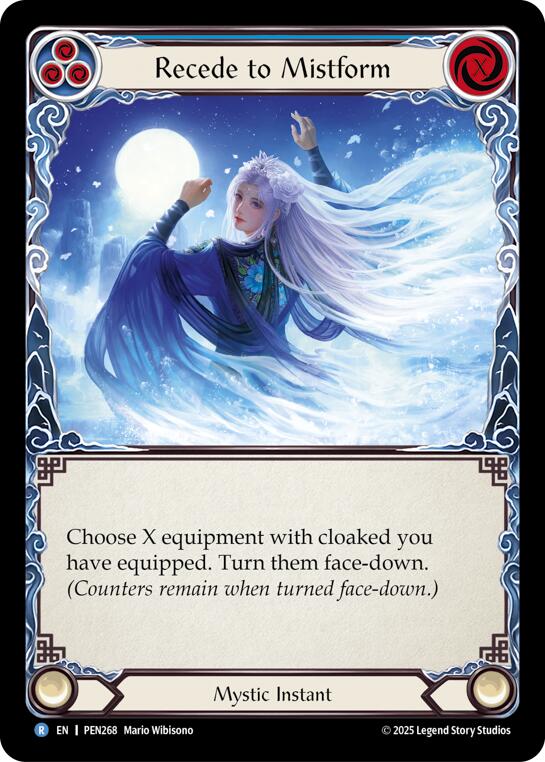 Recede To Mistform (Blue)