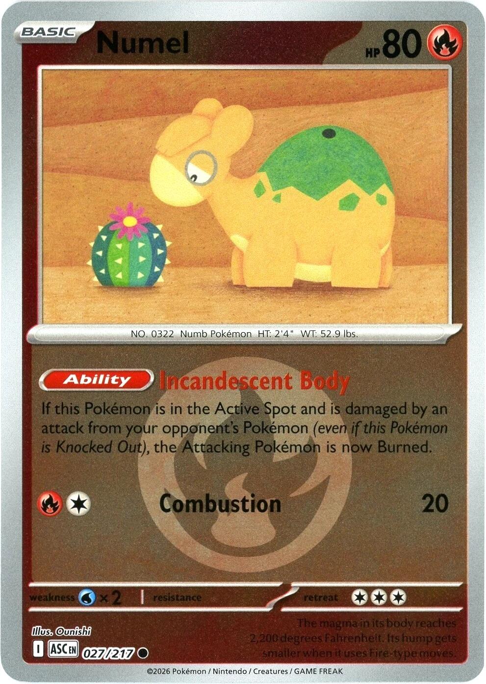 Numel - 027/217 (Energy Symbol Pattern)