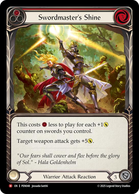 Swordmasters Shine (Red)