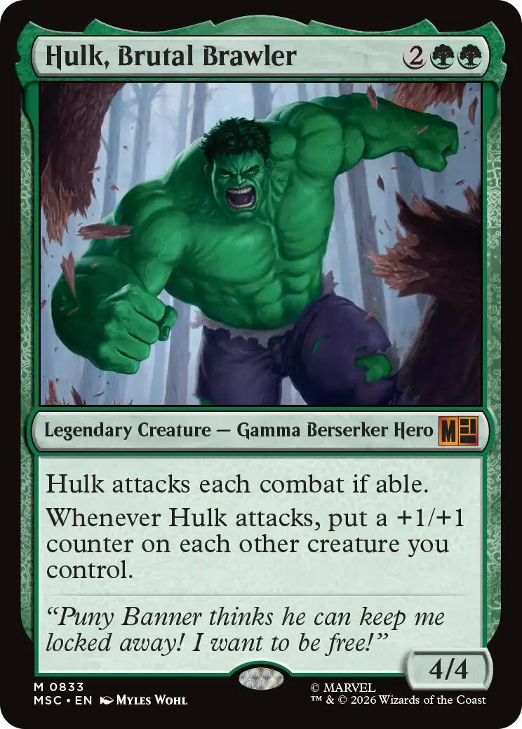 Hulk, Brutal Brawler [MSC - 833] – KunaiGames