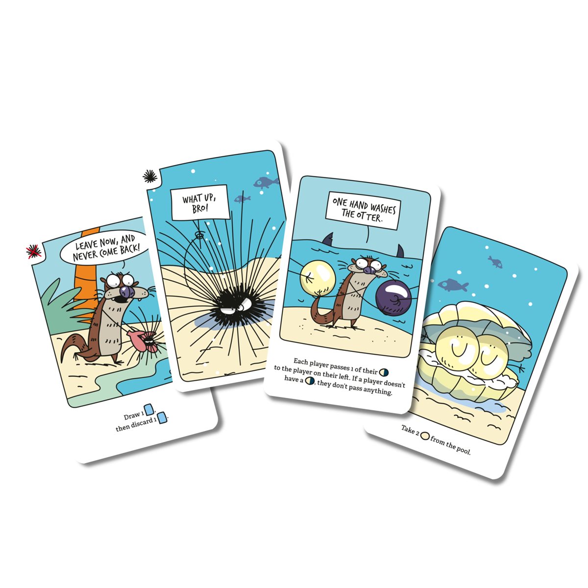 Otters tactical card game gameplay cards