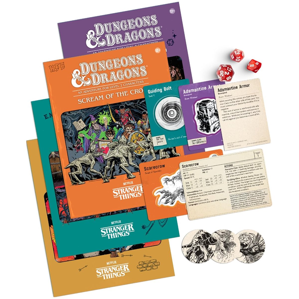 Welcome to the Hellfire Club adventure books, cards, dice, and tokens
