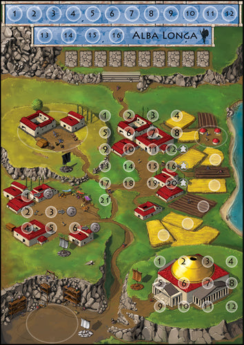 Alba Longa player city board