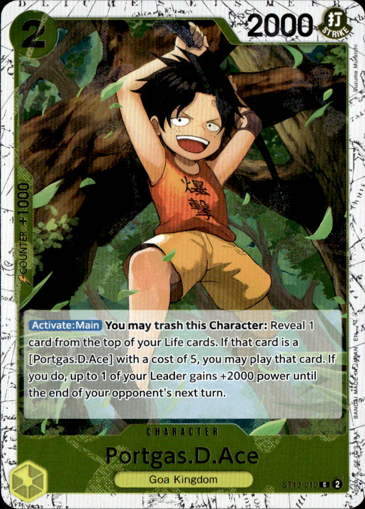 Portgas.D.Ace - ST13-010 (Pirate Foil)