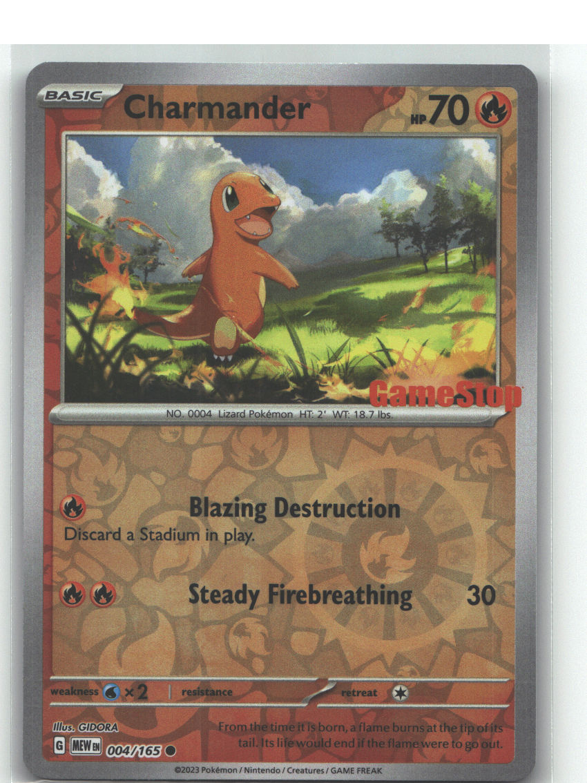 Charmander - 004/165 (GameStop Exclusive)