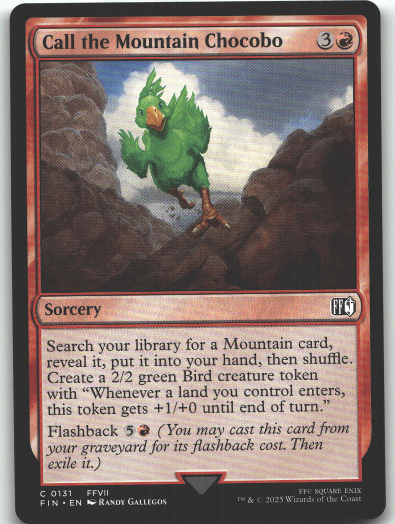 Call the Mountain Chocobo