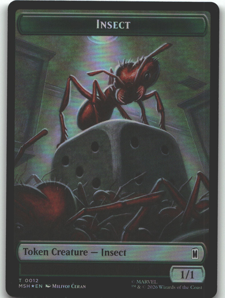 Insect // Clue Double-Sided Token