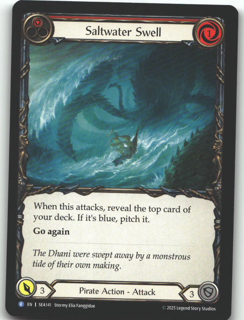 Saltwater Swell (Red)