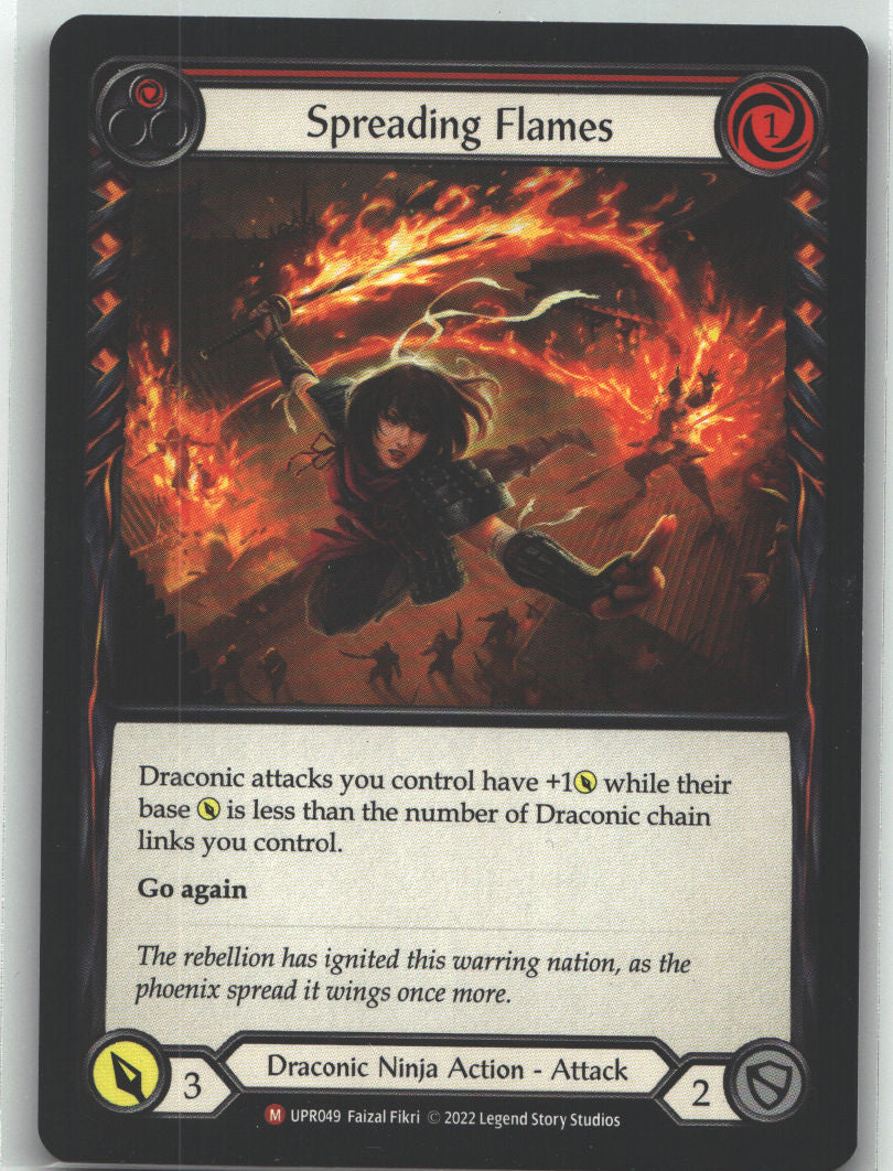 Spreading Flames