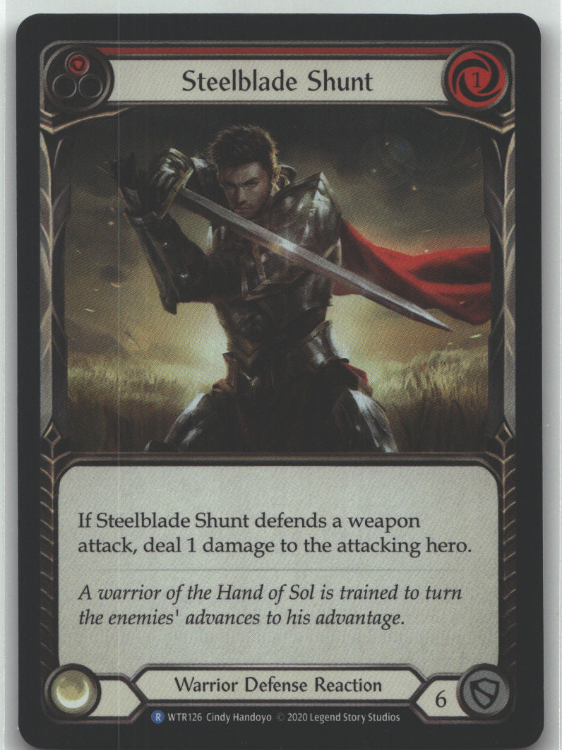 Steelblade Shunt (Red) | Near Mint / English / Unlimited Edition Rainbow Foil