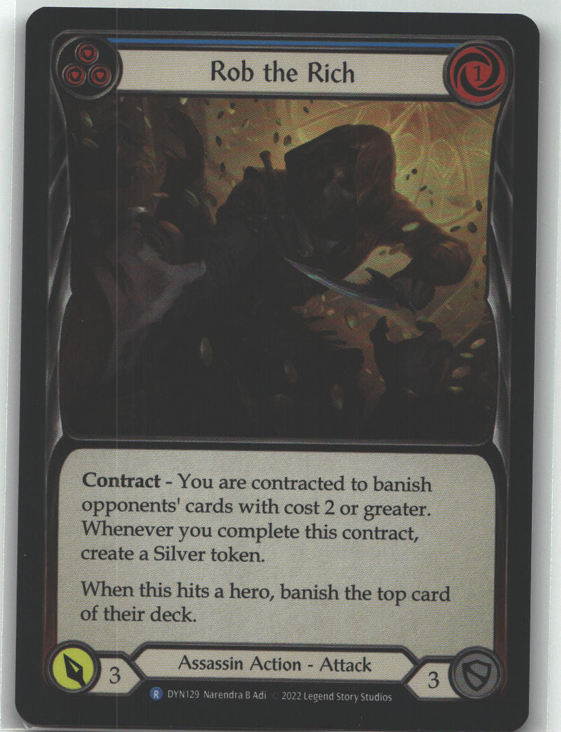 Rob the Rich (Blue) | Near Mint / English / Rainbow Foil