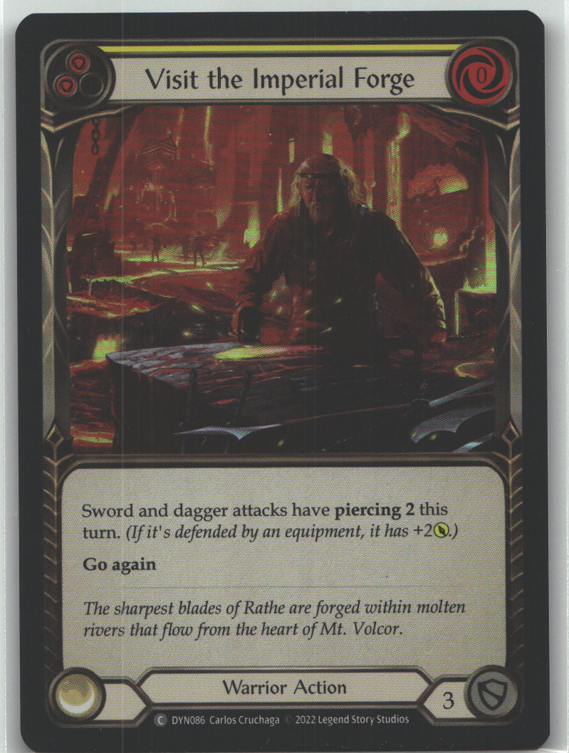 Visit the Imperial Forge (Yellow) | Near Mint / English / Rainbow Foil