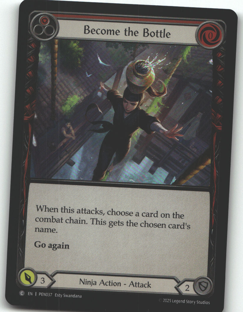 Become The Bottle (Red) | Near Mint / English / Rainbow Foil