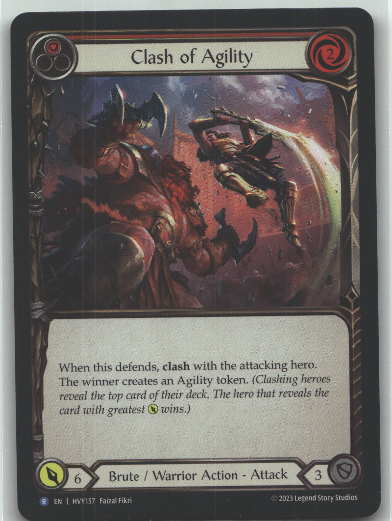 Clash of Agility (Red) | Near Mint / English / Rainbow Foil