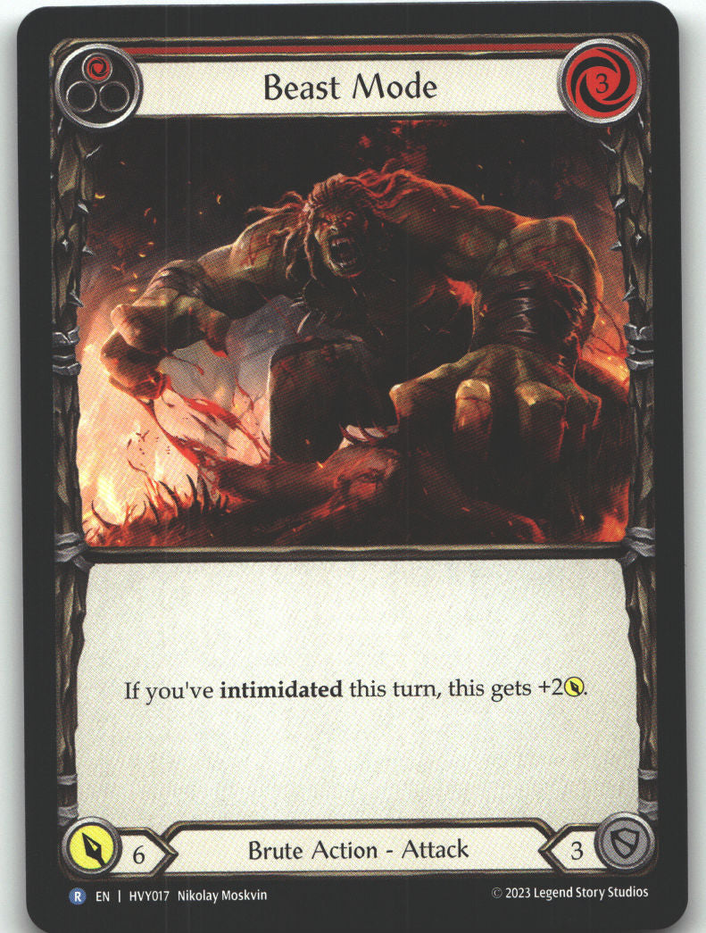 Beast Mode (Red) | Near Mint / English / Normal