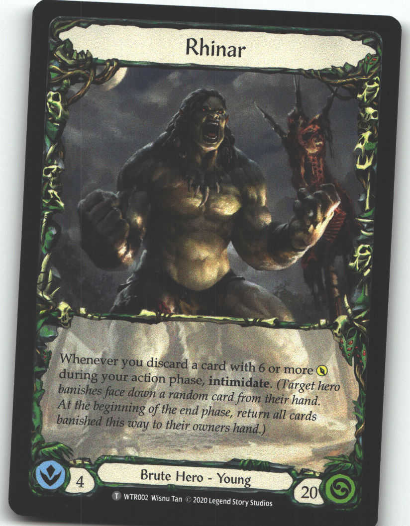 Rhinar, Reckless Rampage | Near Mint / English / Unlimited Edition Normal