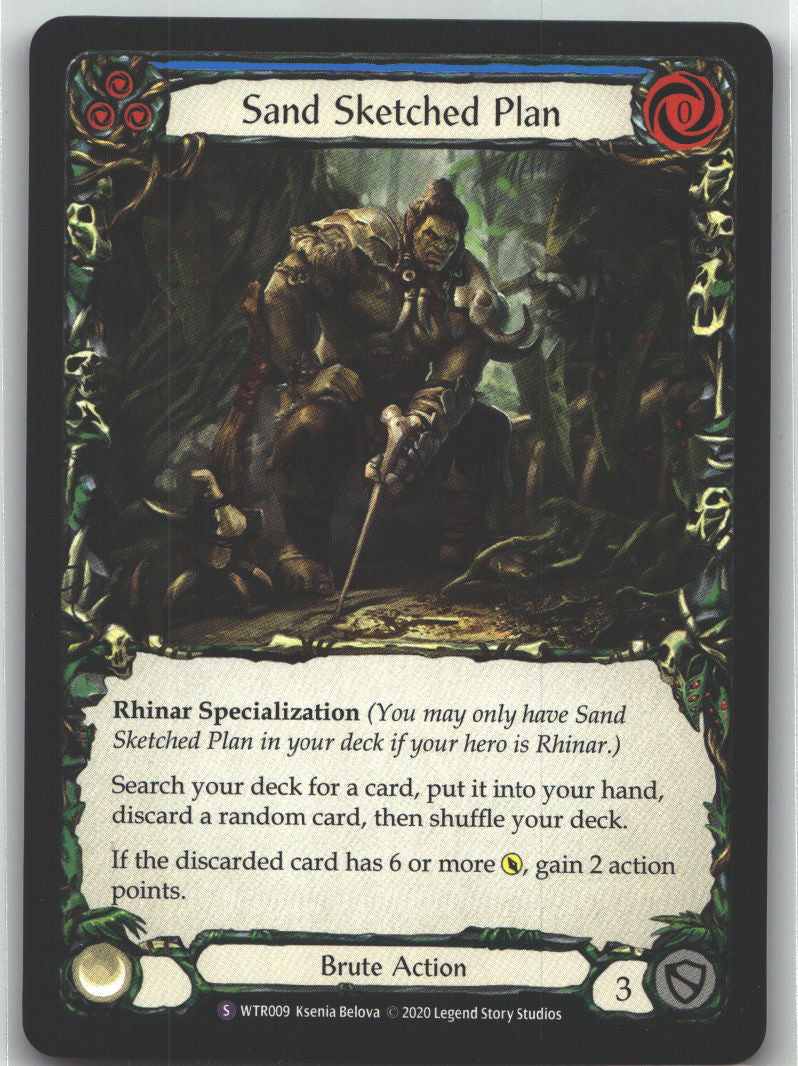 Sand Sketched Plan | Near Mint / English / Unlimited Edition Rainbow Foil