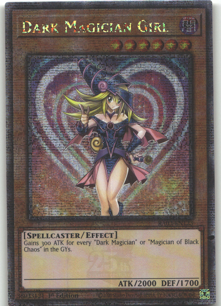 Dark Magician Girl (Quarter Century Secret Rare) (A)
