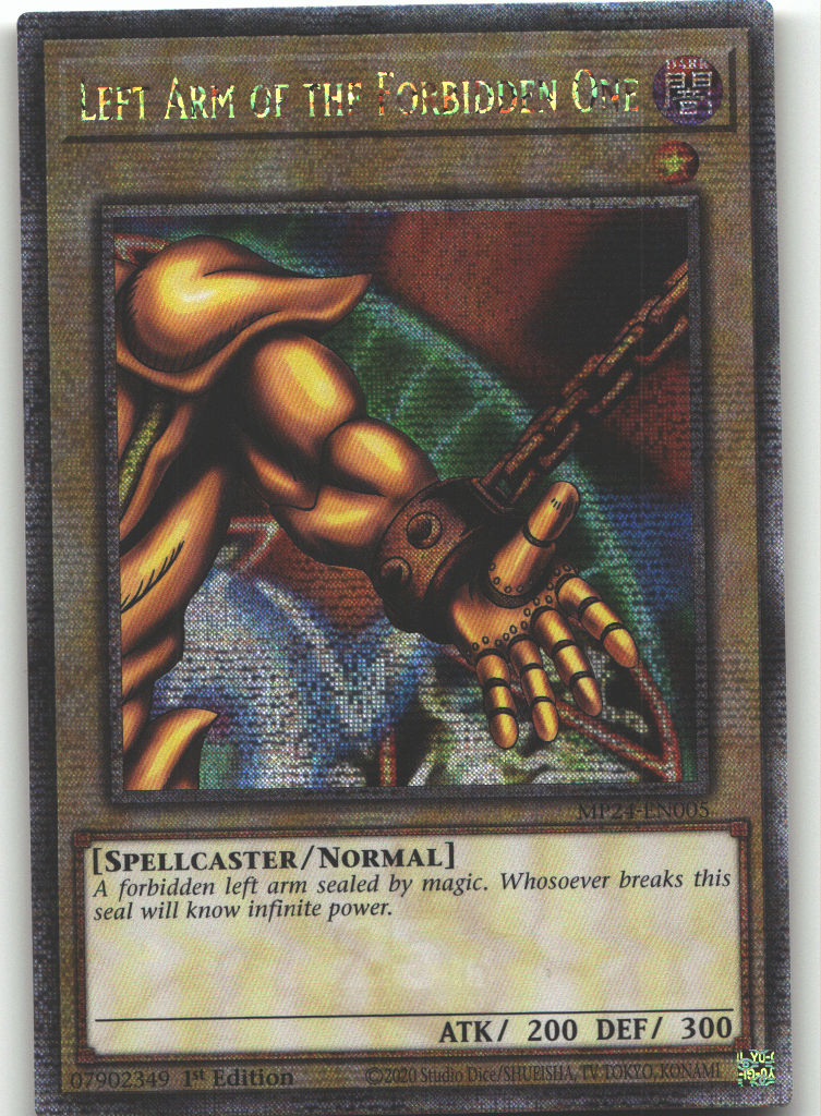 Left Arm of the Forbidden One (Quarter Century Secret Rare)