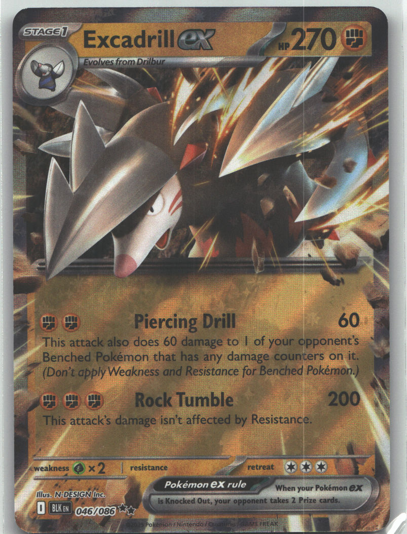 Excadrill ex | Near Mint / English / Holofoil