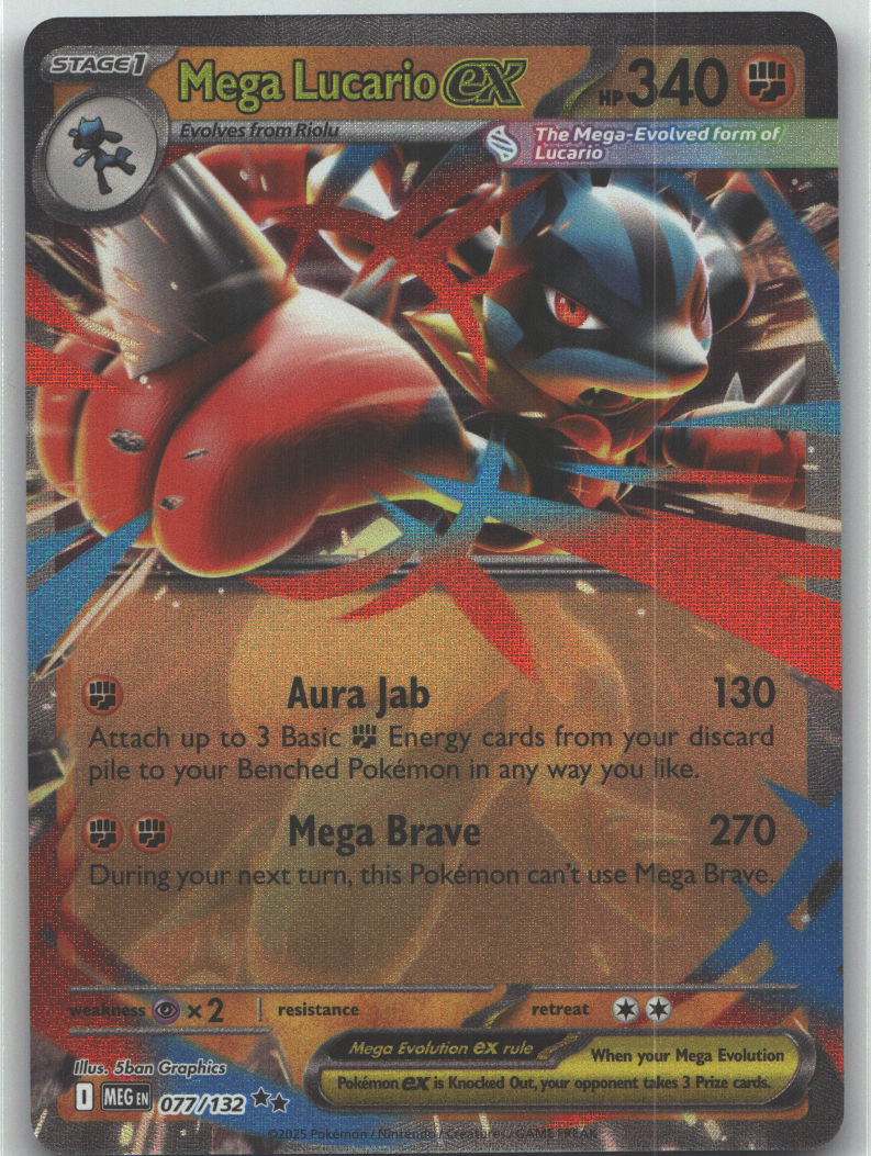 Mega Lucario ex - 077/132