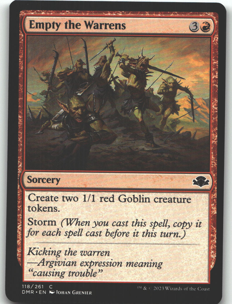 Empty the Warrens