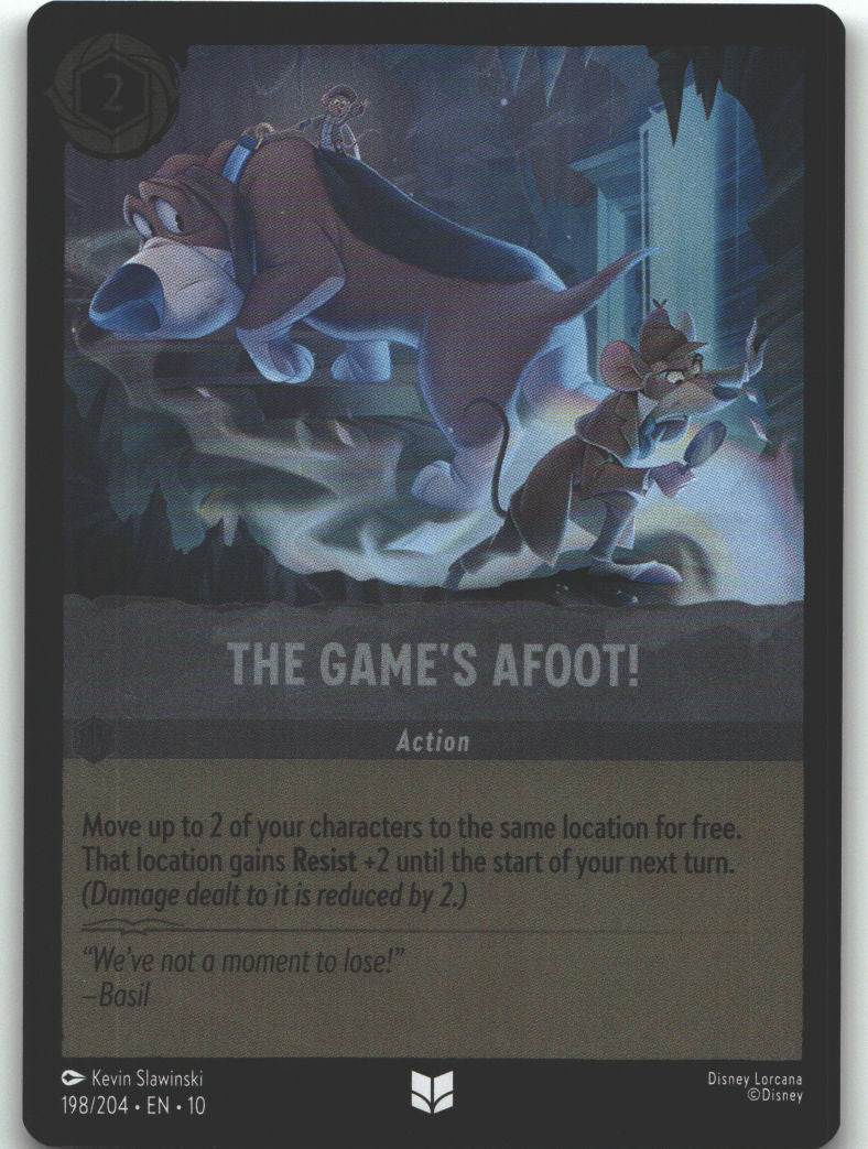 The Game's Afoot!