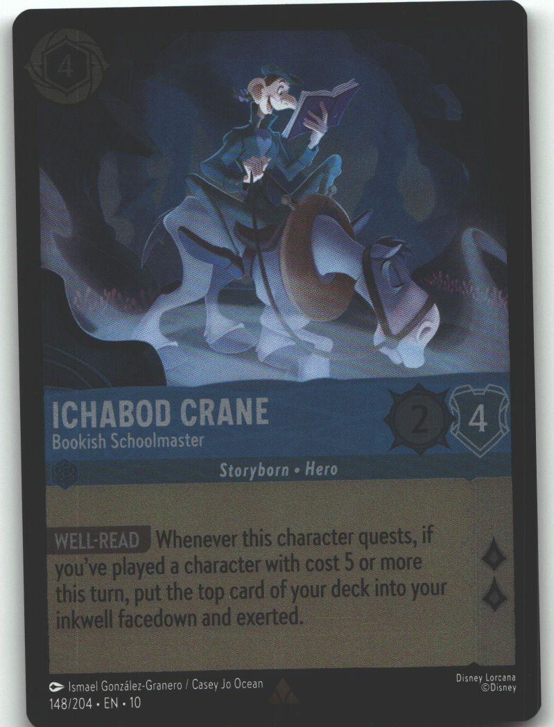 Ichabod Crane - Bookish Schoolmaster