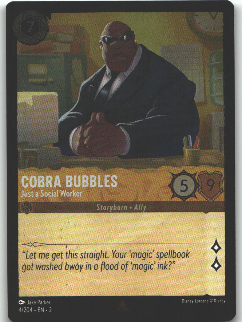 Cobra Bubbles - Just a Social Worker
