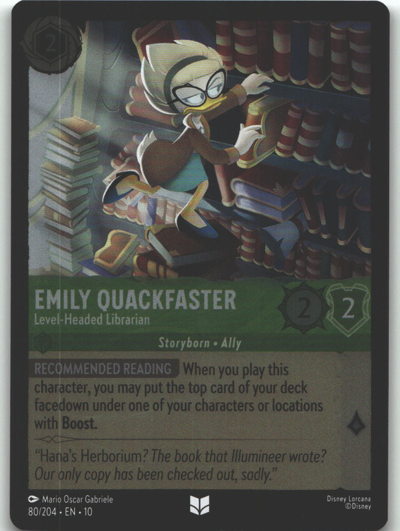 Emily Quackfaster - Level-Headed Librarian