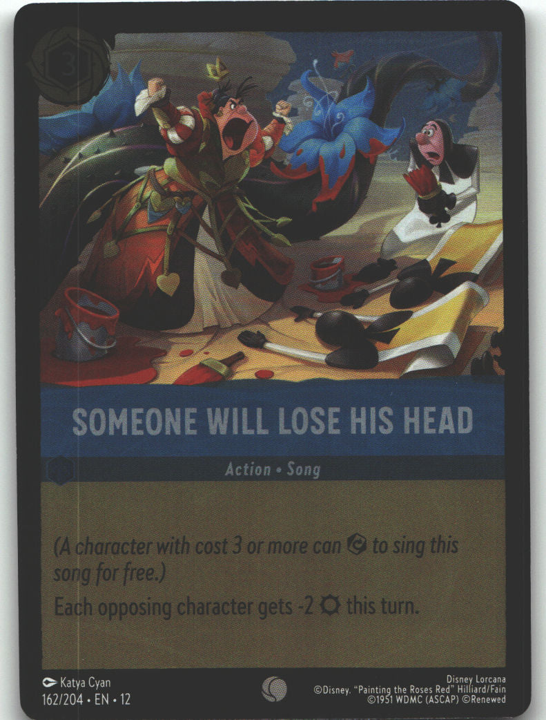 Someone Will Lose His Head