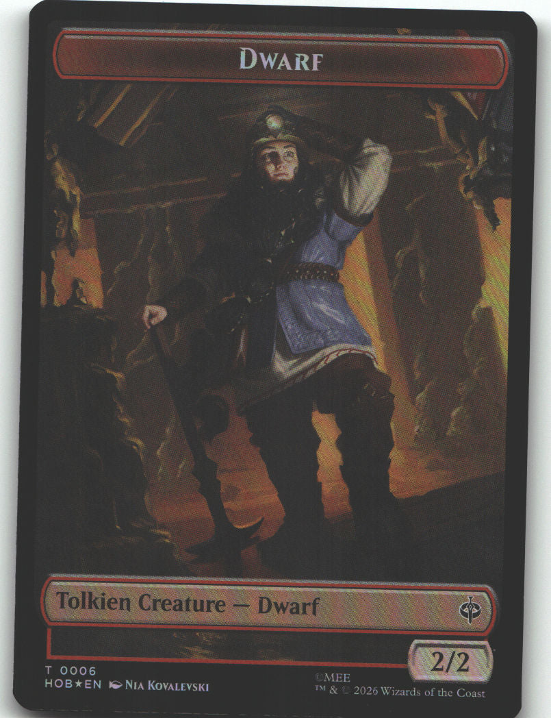 Human Soldier // Dwarf Double-Sided Token