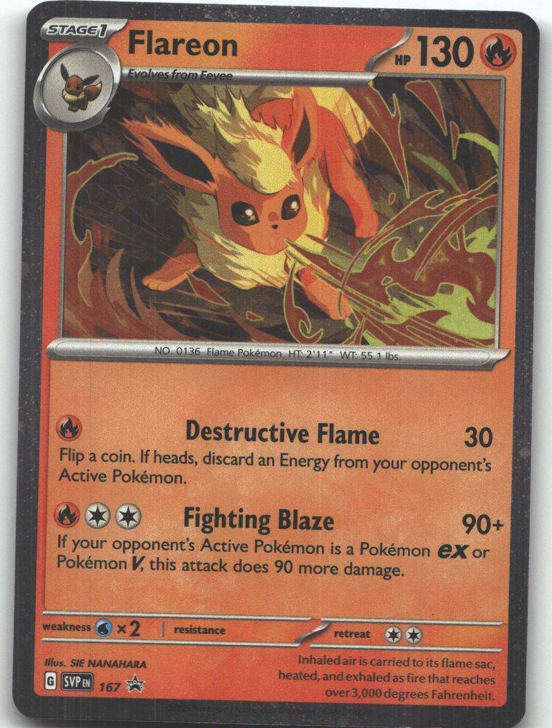 Flareon - 167 (Cosmos Holo)