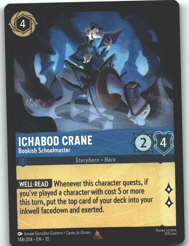 Ichabod Crane - Bookish Schoolmaster