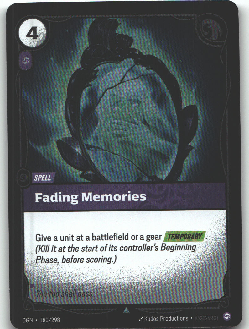Fading Memories