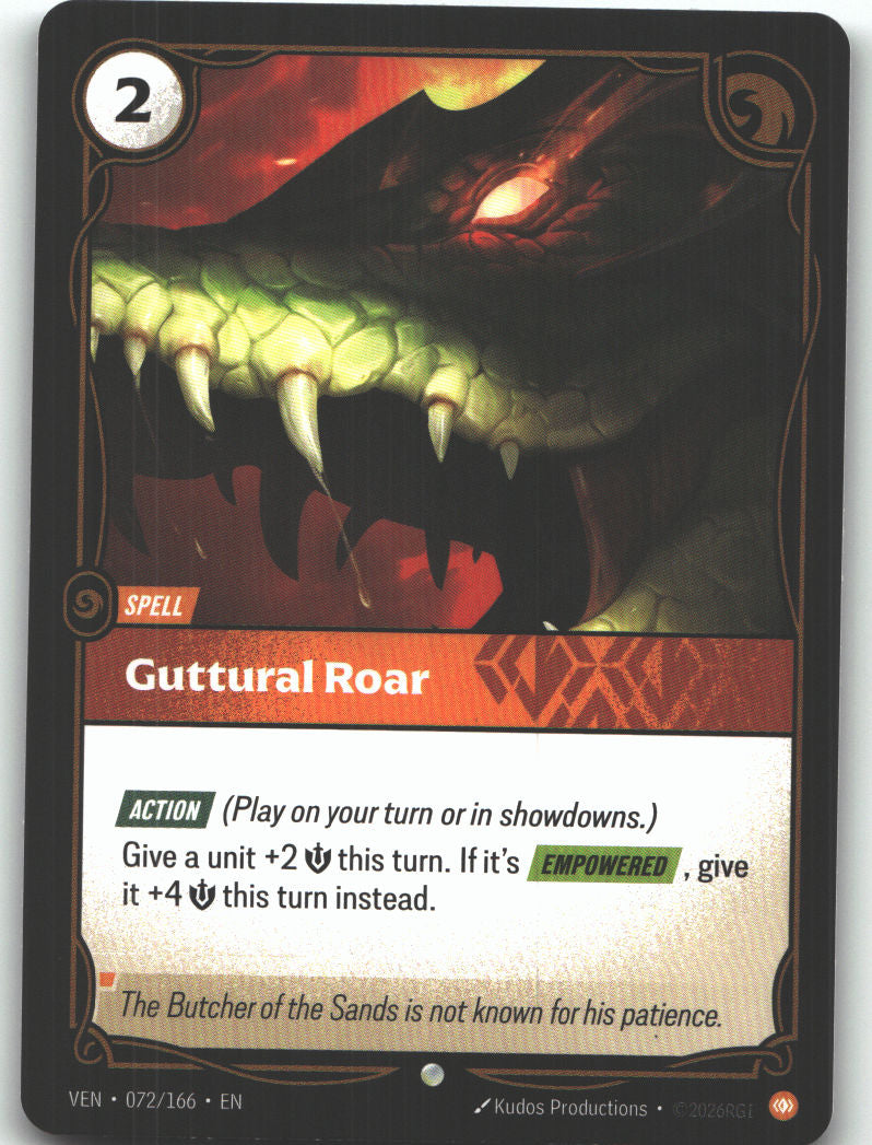 Guttural Roar